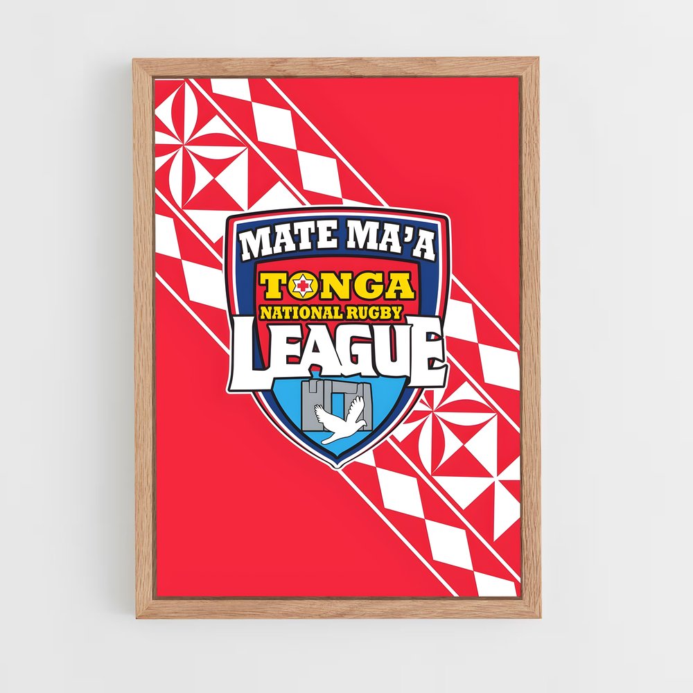 Poster Tonga Rugby Spirit (vue 4)